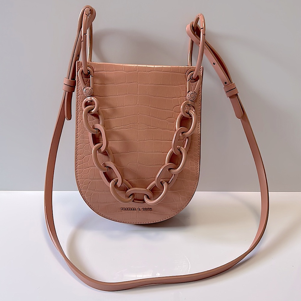 Charles & Keith Accordion Crossbody Bag